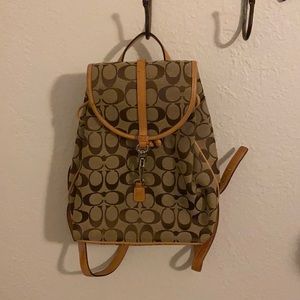 Signature Coach book bag with dust bag